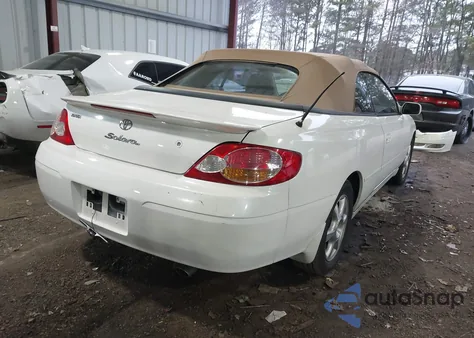 2002 Toyota Camry Solara Sle V6 z USA, uszkodzony, nr VIN 2T1FF28P92C598748